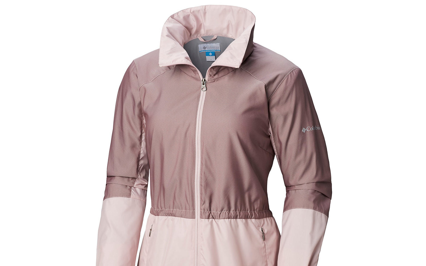 Jaqueta corta-vento Columbia Sustina Springs com forro de lã, rosa, tamanho pequeno