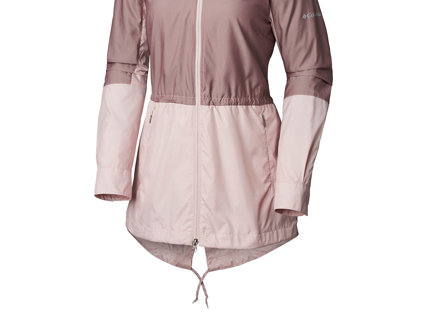 Jaqueta corta-vento Columbia Sustina Springs com forro de lã, rosa, tamanho pequeno
