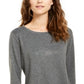 Moletom com tachas feminino INC International Concepts cinza tamanho GG
