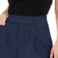 Shorts femininos com bolsos INC International Concepts, azul, tamanho 12