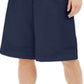 Shorts femininos com bolsos INC International Concepts, azul, tamanho 12