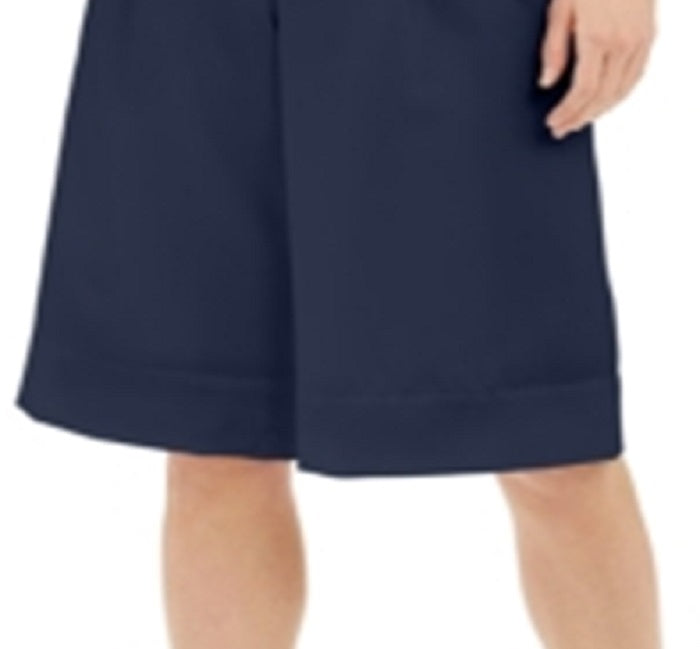 Shorts femininos com bolsos INC International Concepts, azul, tamanho 12