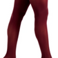 Meia-calça feminina opaca sólida INC International Concepts, tamanho vinho, médio