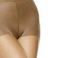 Top sem dedos Hanes Silk Reflections Ultra Sheer para mulheres, marrom, tamanho AB