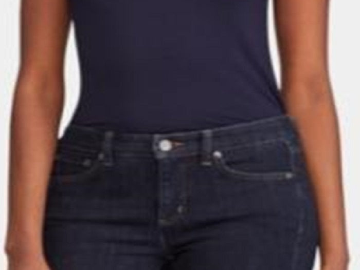 Blusa Ralph Lauren Feminina Gola Alta Sem Mangas Azul Tamanho XS