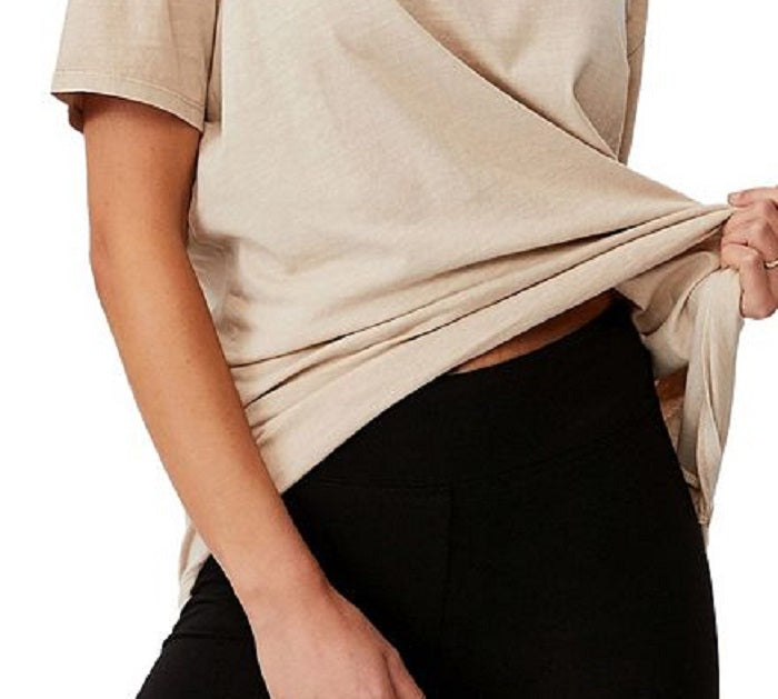 Shorts de ciclismo Dylan feminino de cintura alta, preto, tamanho X-G, Cotton on