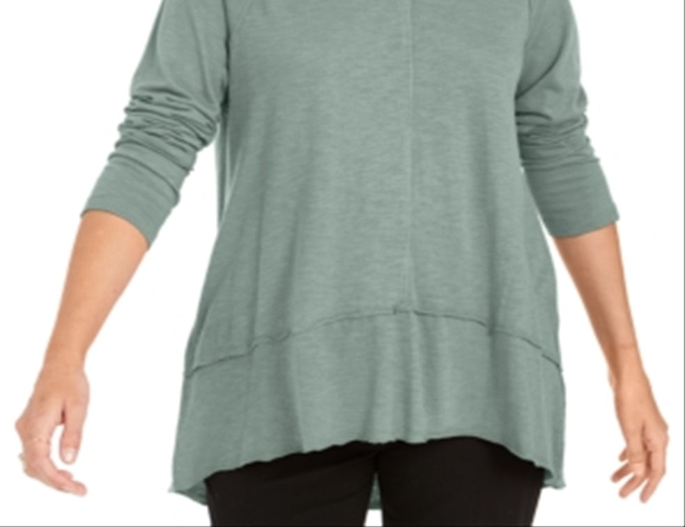 Estilo &amp; Co Feminino Algodão Cano Alto Cano Baixo Verde Tamanho X-S