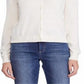 Cardigan Ralph Lauren Feminino de Algodão Recortado Branco Tamanho Pequeno M