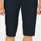Calça skinny feminina Charter Club, cintura média, comprimento até o joelho, azul, tamanho 14