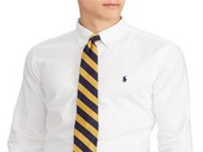Camisa Oxford Masculina Ralph Lauren Branca Tamanho Médio