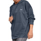 Under Armour Moletom com capuz feminino de lã para treino, azul, tamanho pequeno