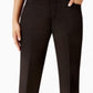 Calças femininas Lee Platinum Madelyn com perna reta, pretas, tamanho 8-M