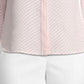 Anne Klein Blusa Oxford Feminina Listrada Manga Longa CDC Branca Tamanho XS