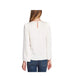 Blusa feminina profissional de cetim Vince Camuto, branca, tamanho GG