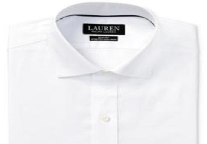 Camisa social Ralph Lauren masculina slim fit, elástica, sem passar, branca, tamanho G