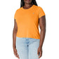 Camiseta feminina Guess com estampa de logotipo e manga curta para bebês, tamanho médio, salamandra