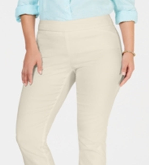 Calça feminina Charter Club Cambridge Skinny com controle de barriga, marrom, tamanho 12 S