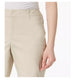 Bermuda feminina Charter Club Twill bege tamanho 8