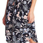 1.STATE Vestido de coquetel feminino com amarração frontal e alças finas, azul