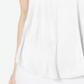 Camiseta feminina Alfani Petite com decote em V, branca, tamanho pequeno grande