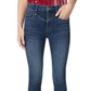Calça jeans skinny feminina Joe's Jeans com frente em V, azul, tamanho 29