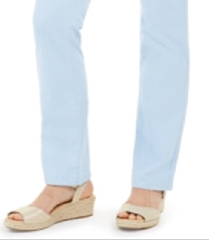 Calça jeans feminina Lexington reta azul tamanho 12 da Charter Club