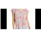 Blusa estampada feminina Style &amp; Co, branca, tamanho XS