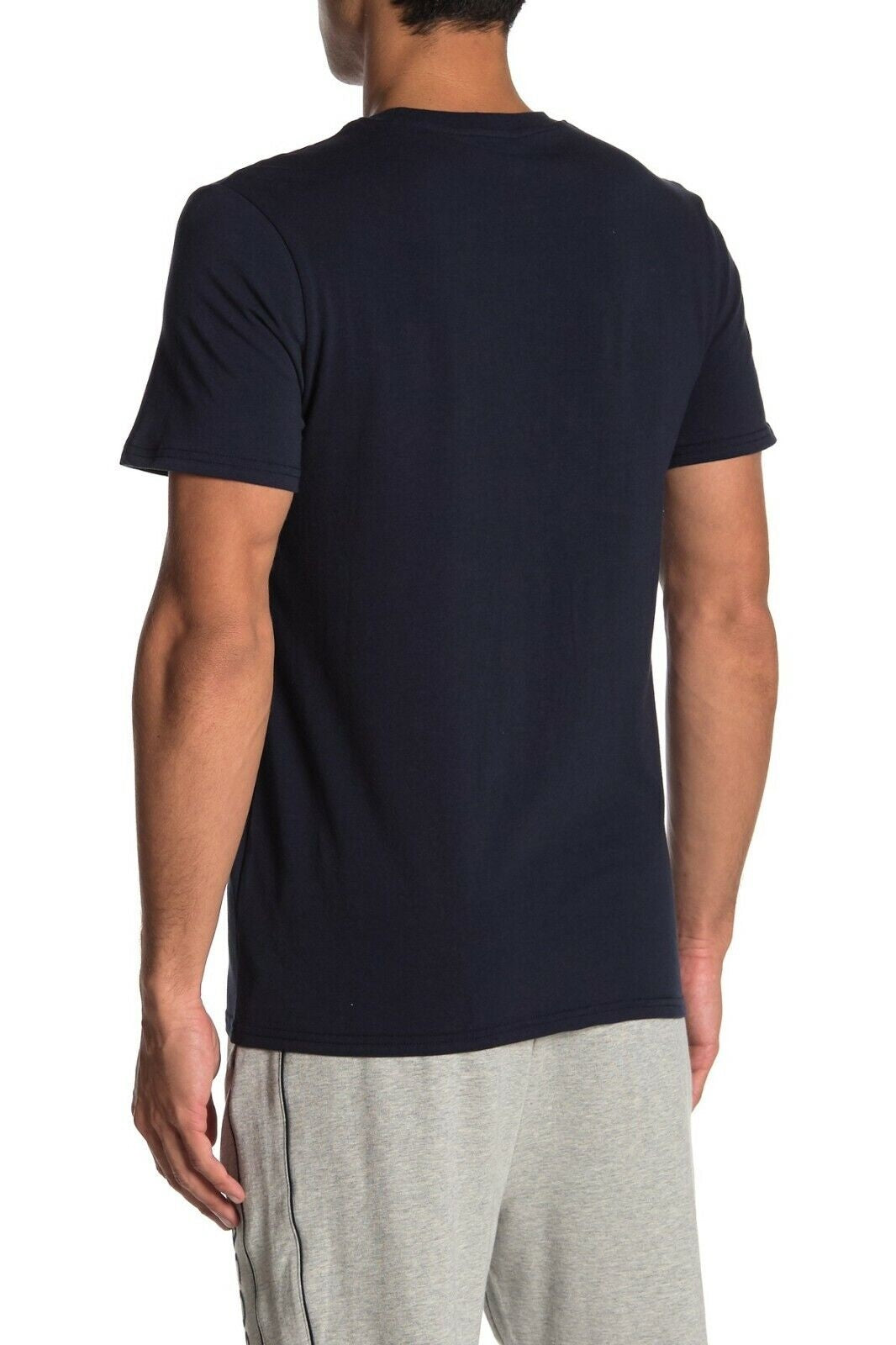 Camiseta Lacoste Masculina de Malha com Bolso Azul Tamanho P