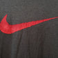 Camiseta Nike Masculina com corte atlético tamanho L, cinza, tamanho pequeno, vermelha, com swoosh