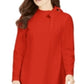 Vestido Calvin Klein Feminino Gola Mandarim Acima do Joelho Vermelho Tamanho 14