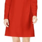 Vestido Calvin Klein Feminino Gola Mandarim Acima do Joelho Vermelho Tamanho 14