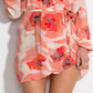 Vestido envelope com babados Billabong feminino rosa tamanho pequeno