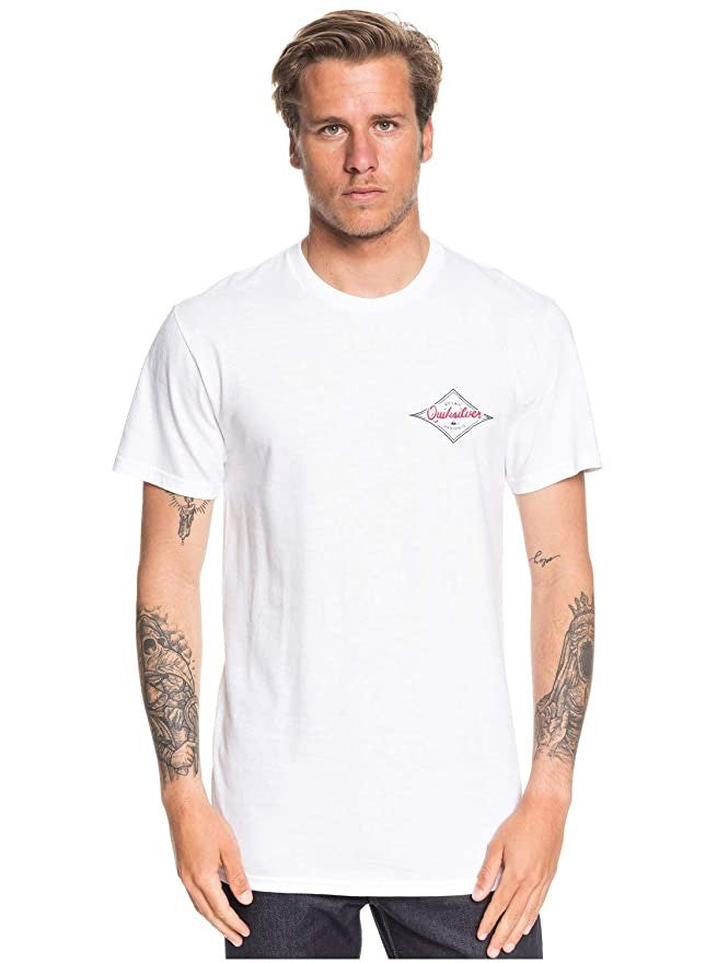 Camisa Quiksilver Diamond Wave Masculina Branca Tamanho Médio