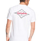 Camisa Quiksilver Diamond Wave Masculina Branca Tamanho Médio