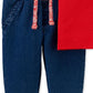 Conjunto de camiseta e calça jogger Henley Carter's Infant Boy's Vermelho Tamanho Recém-nascido