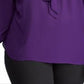 Ralph Lauren Plus Size Feminino Gola Alta Georgette Roxo Tamanho 2XL