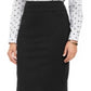 Saia lápis feminina Charter Club Ponte Knit preta tamanho 14
