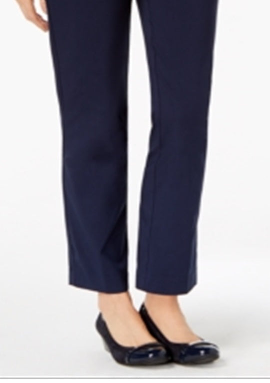 Calça feminina JM Collection Tummy Control Curvy Fit Azul Tamanho 24X4,5