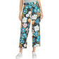 Calça casual feminina Rachel Rachel Roy Daria Silk, azul, tamanho grande