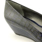 Alfani Cammi Peep Toe Wedges Heels Shoes Feminino Azul Tamanho 6.5
