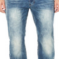 Calça Jeans Buffalo Sandblasted Azul Índigo Tamanho 30X32