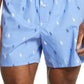 Boxers de algodão masculinos Polo Ralph Lauren, tamanho grande, azul