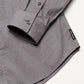 Camisa masculina de manga comprida com botões A|X Armani Exchange Dobby Lanes cinza tamanho grande