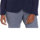 Anne Klein Blazer Feminino de Um Botão para Trabalho Azul Tamanho 12