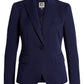 Anne Klein Blazer Feminino de Um Botão para Trabalho Azul Tamanho 12