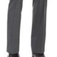 Calça de lã Ralph Lauren masculina de perna reta, cinza, tamanho 34x30