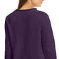 Karen Scott Suéter Feminino de Algodão com Gola Falsa Roxo Tamanho P