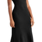 Vestido Calvin Klein Feminino Ombro a Ombro Preto Tamanho 6