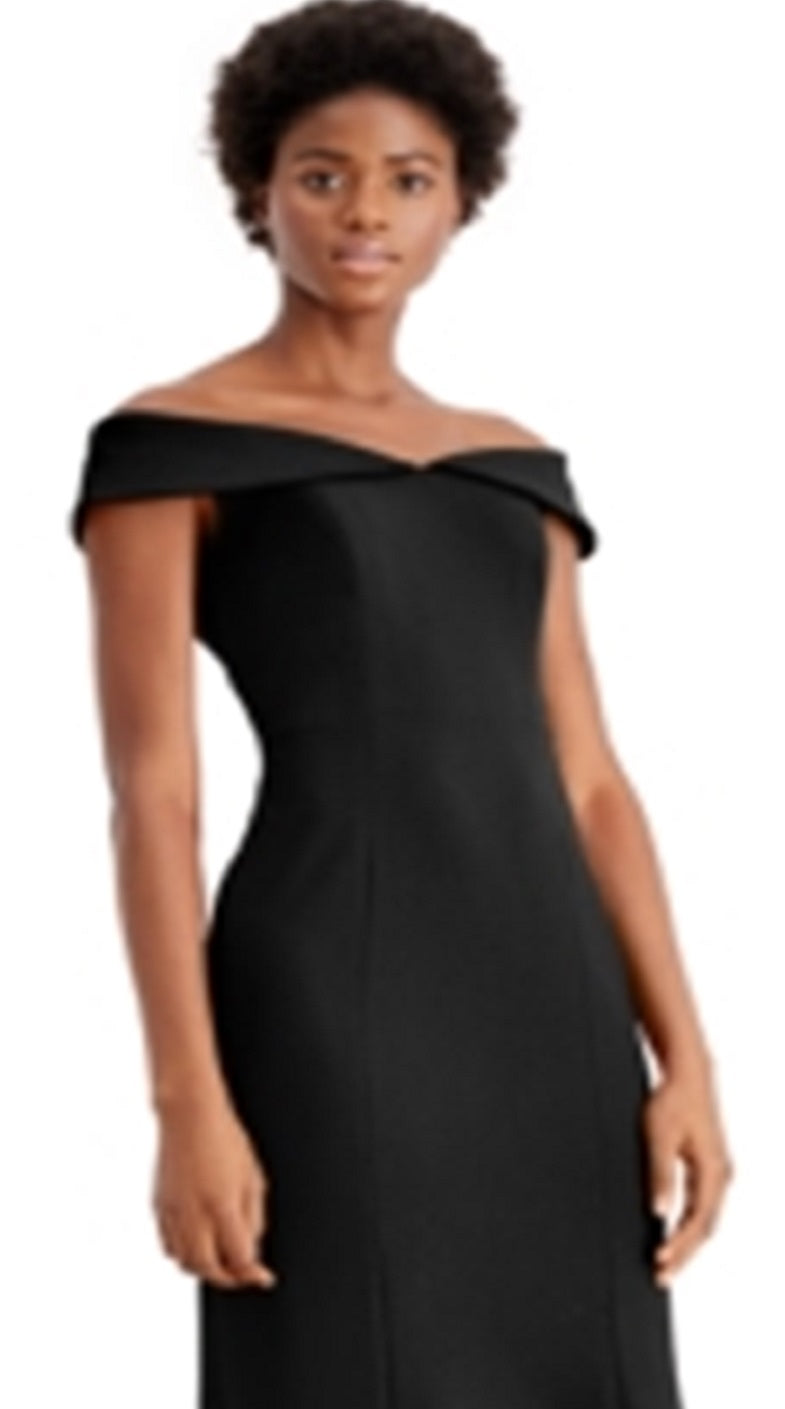 Vestido Calvin Klein Feminino Ombro a Ombro Preto Tamanho 6