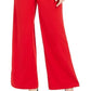 Macacão Calvin Klein Feminino Sem Mangas Decote Quadrado Perna Larga Vermelho Tamanho 10